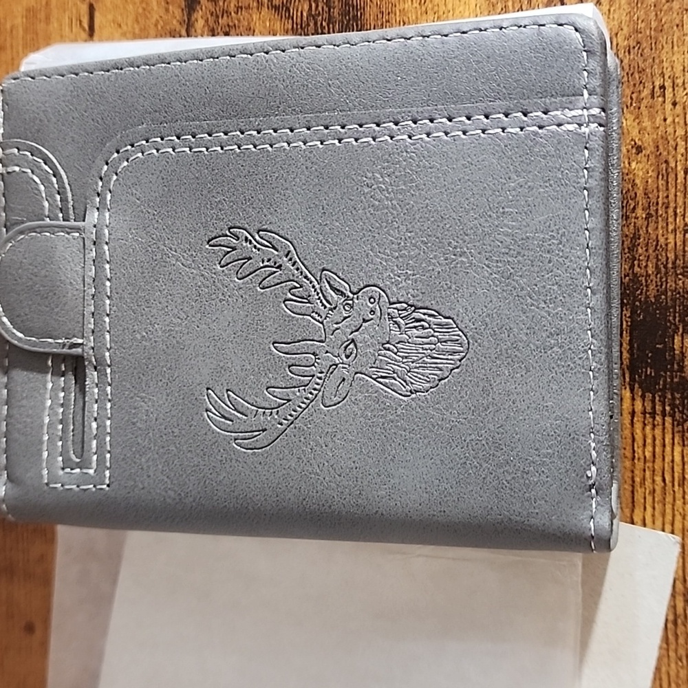 CarrKen New Men's Wallet, Fashion Deer Head Design Casual Multi-Function Zipper